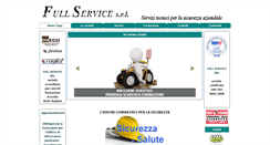 Desktop Screenshot of fullservicesrl.it