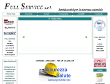 Tablet Screenshot of fullservicesrl.it